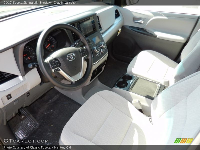 Predawn Gray Mica / Ash 2017 Toyota Sienna LE
