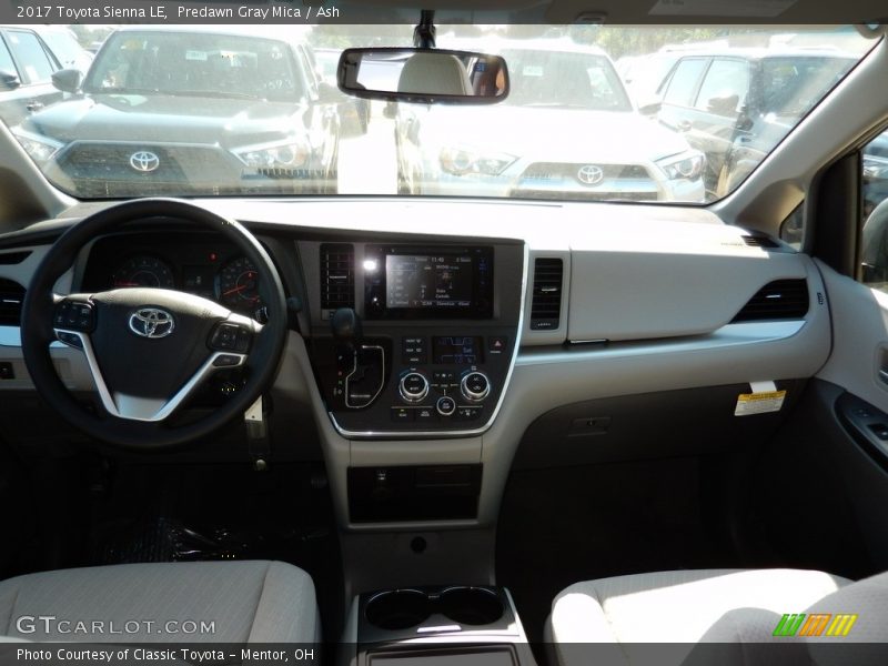 Predawn Gray Mica / Ash 2017 Toyota Sienna LE