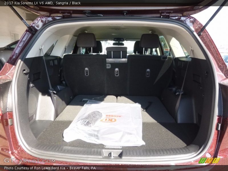 Sangria / Black 2017 Kia Sorento LX V6 AWD