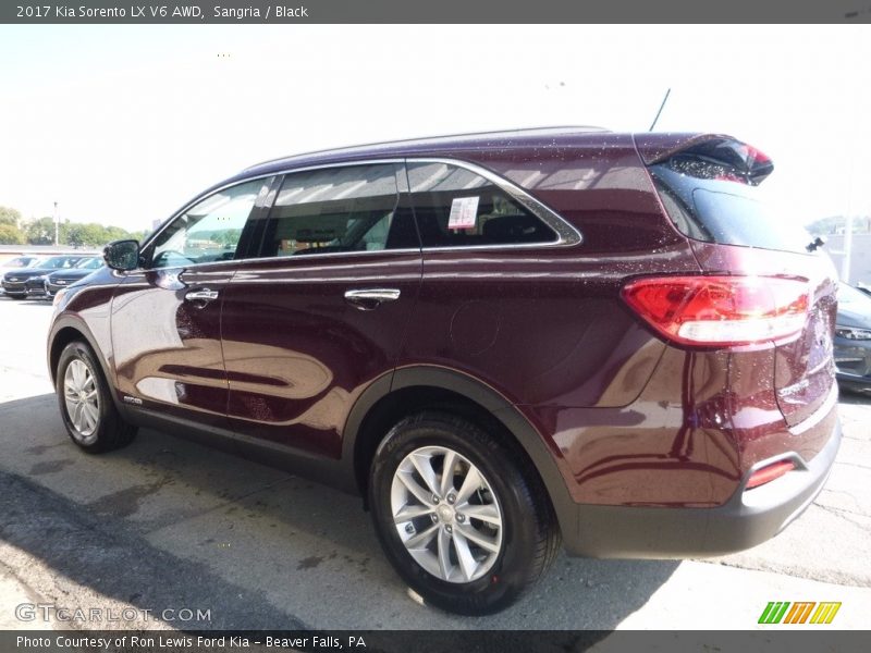 Sangria / Black 2017 Kia Sorento LX V6 AWD