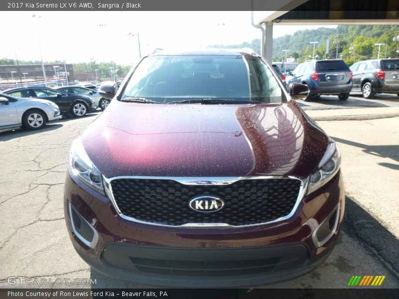 Sangria / Black 2017 Kia Sorento LX V6 AWD