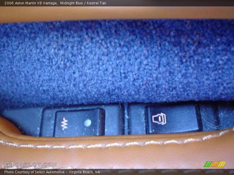 Midnight Blue / Kestrel Tan 2006 Aston Martin V8 Vantage