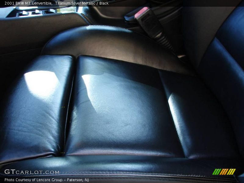 Titanium Silver Metallic / Black 2001 BMW M3 Convertible