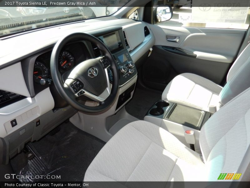 Predawn Gray Mica / Ash 2017 Toyota Sienna LE