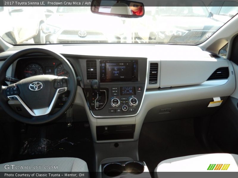 Predawn Gray Mica / Ash 2017 Toyota Sienna LE