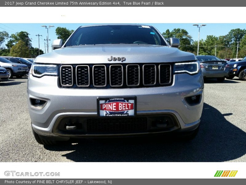 True Blue Pearl / Black 2017 Jeep Grand Cherokee Limited 75th Annivesary Edition 4x4