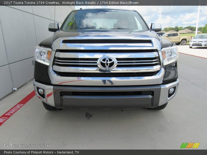 Midnight Black Metallic / 1794 Edition Black/Brown 2017 Toyota Tundra 1794 CrewMax