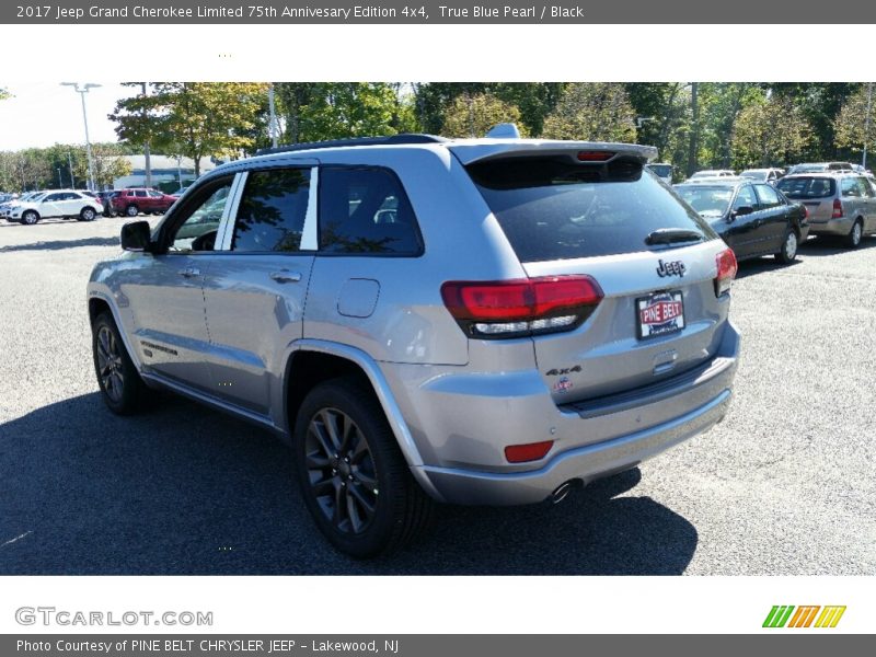 True Blue Pearl / Black 2017 Jeep Grand Cherokee Limited 75th Annivesary Edition 4x4