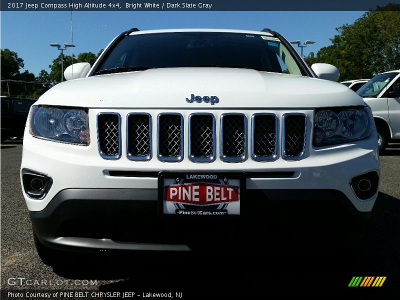 Bright White / Dark Slate Gray 2017 Jeep Compass High Altitude 4x4