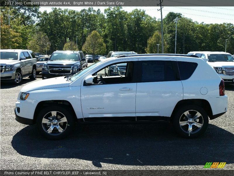 Bright White / Dark Slate Gray 2017 Jeep Compass High Altitude 4x4