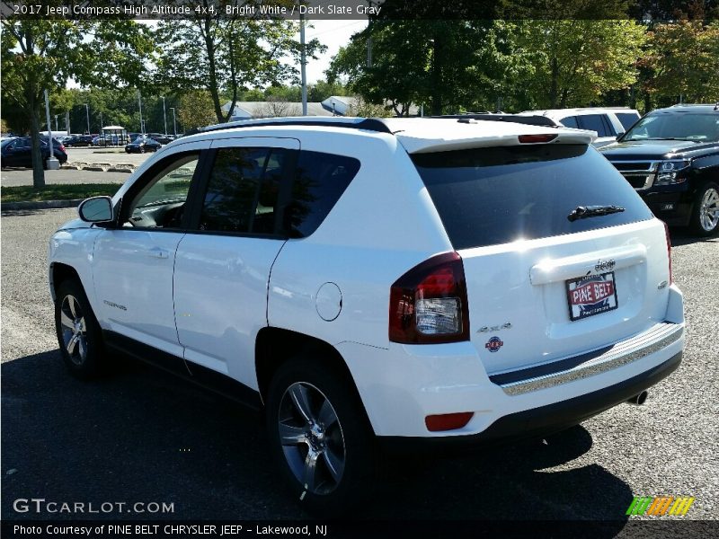 Bright White / Dark Slate Gray 2017 Jeep Compass High Altitude 4x4
