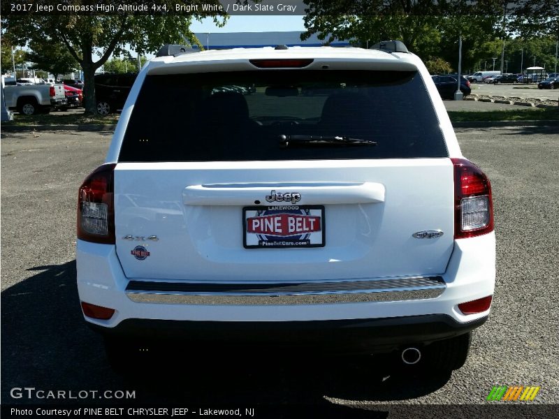 Bright White / Dark Slate Gray 2017 Jeep Compass High Altitude 4x4