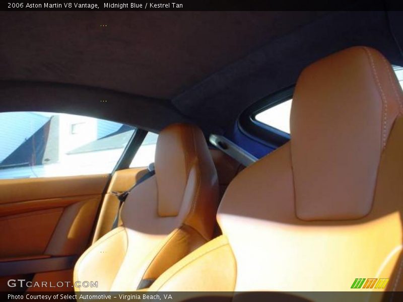 Midnight Blue / Kestrel Tan 2006 Aston Martin V8 Vantage