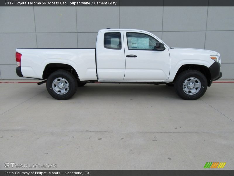  2017 Tacoma SR Access Cab Super White