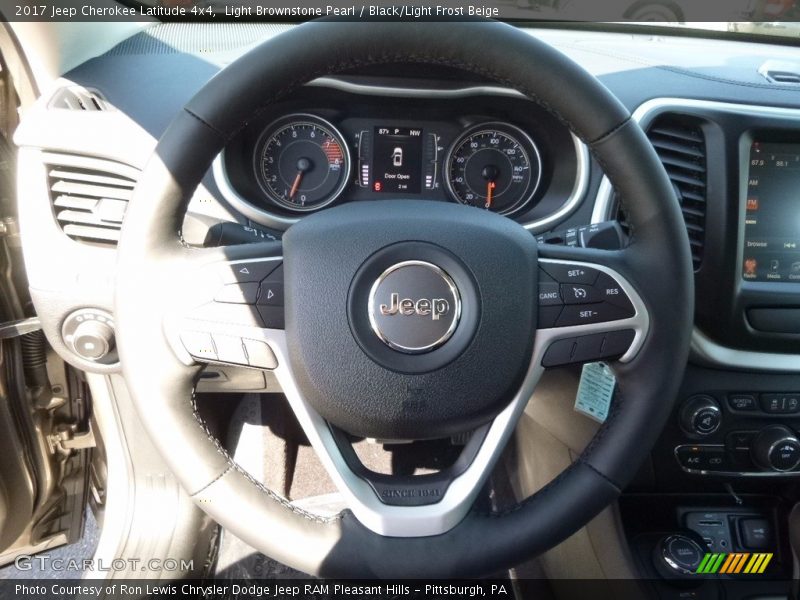  2017 Cherokee Latitude 4x4 Steering Wheel