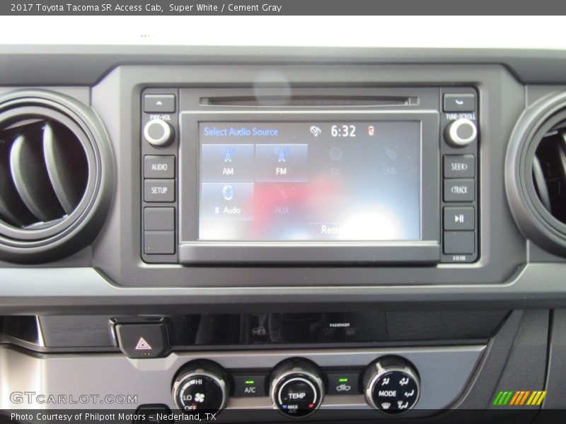 Controls of 2017 Tacoma SR Access Cab