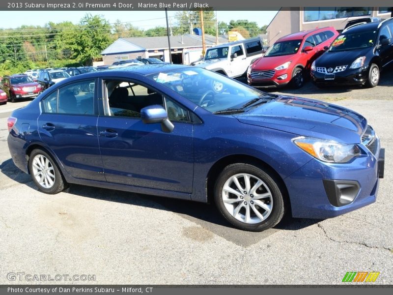 Marine Blue Pearl / Black 2013 Subaru Impreza 2.0i Premium 4 Door