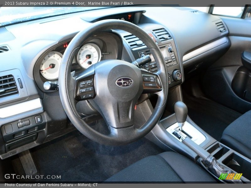 Marine Blue Pearl / Black 2013 Subaru Impreza 2.0i Premium 4 Door