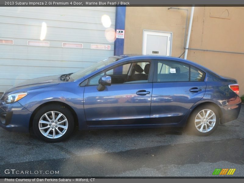 Marine Blue Pearl / Black 2013 Subaru Impreza 2.0i Premium 4 Door