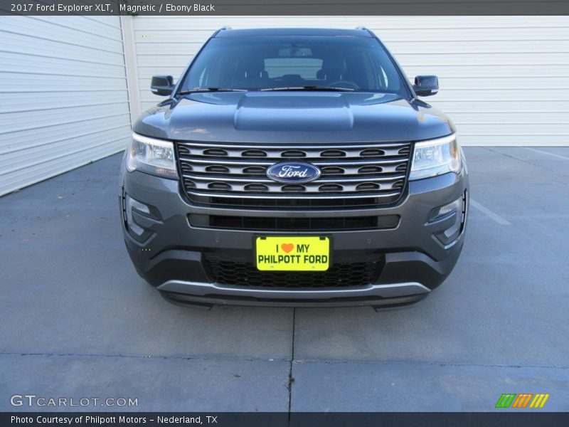 Magnetic / Ebony Black 2017 Ford Explorer XLT