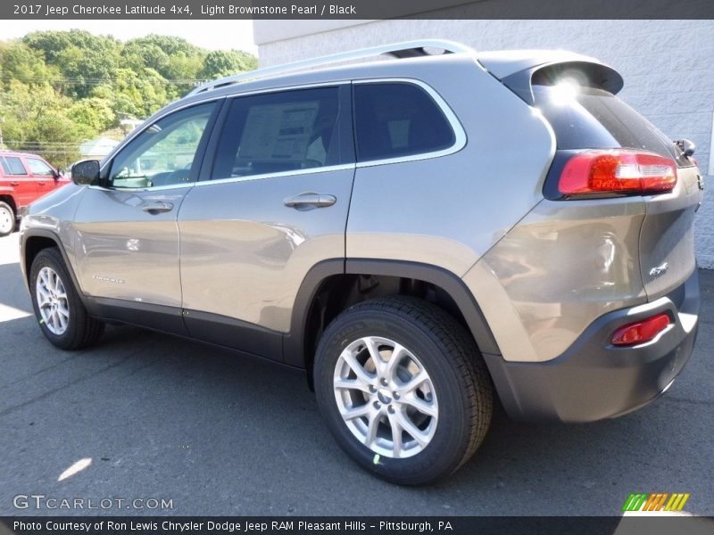 Light Brownstone Pearl / Black 2017 Jeep Cherokee Latitude 4x4