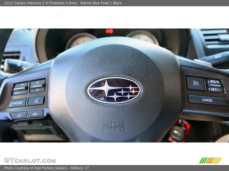 Marine Blue Pearl / Black 2013 Subaru Impreza 2.0i Premium 4 Door