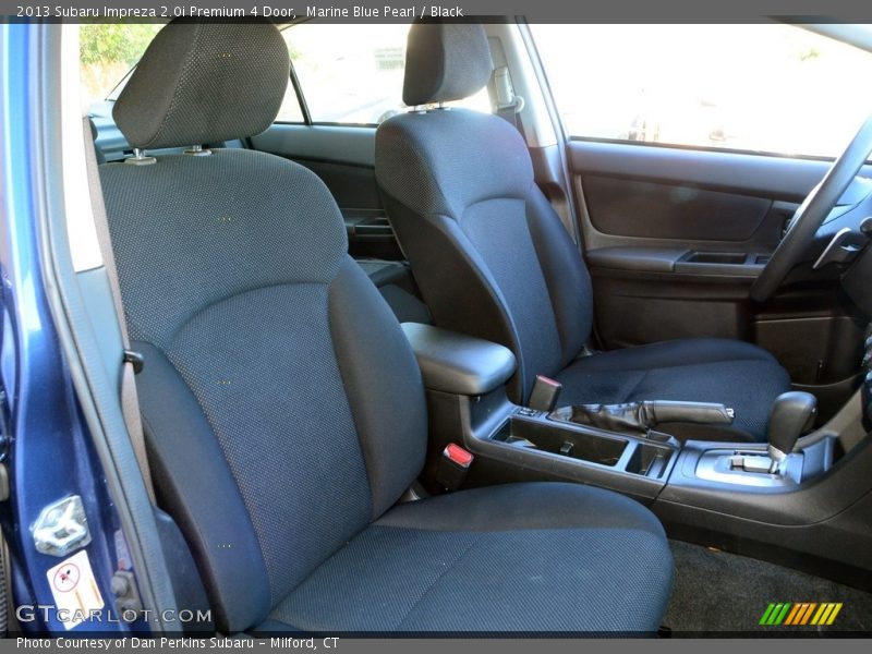Marine Blue Pearl / Black 2013 Subaru Impreza 2.0i Premium 4 Door