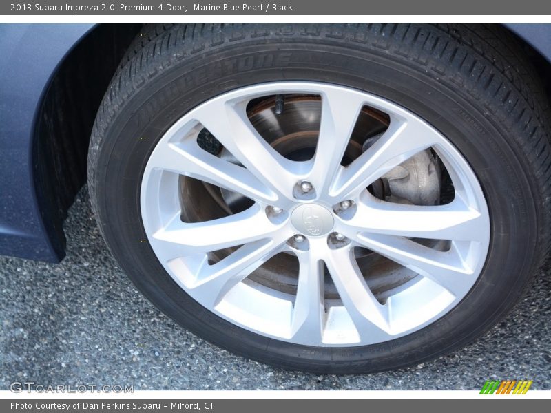 Marine Blue Pearl / Black 2013 Subaru Impreza 2.0i Premium 4 Door