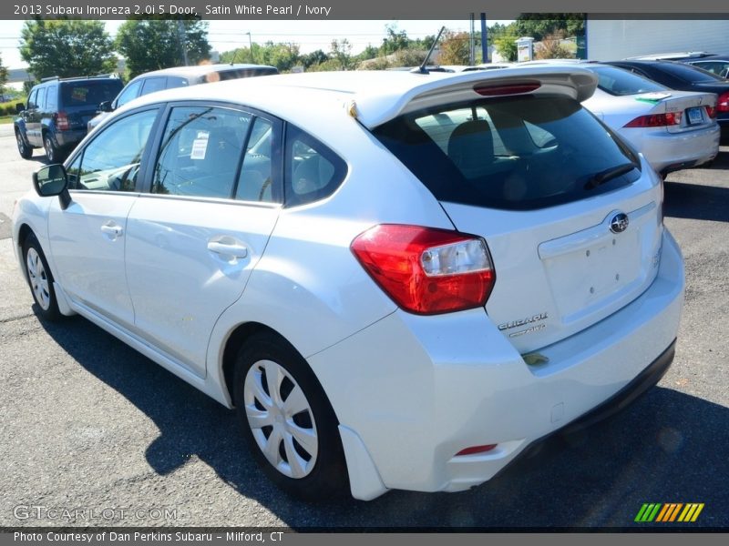 Satin White Pearl / Ivory 2013 Subaru Impreza 2.0i 5 Door