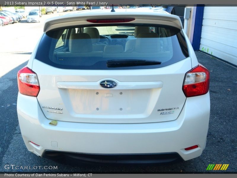Satin White Pearl / Ivory 2013 Subaru Impreza 2.0i 5 Door