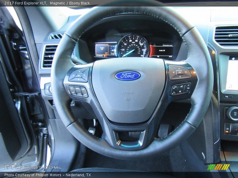 Magnetic / Ebony Black 2017 Ford Explorer XLT
