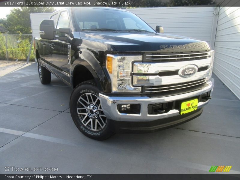 Shadow Black / Black 2017 Ford F250 Super Duty Lariat Crew Cab 4x4
