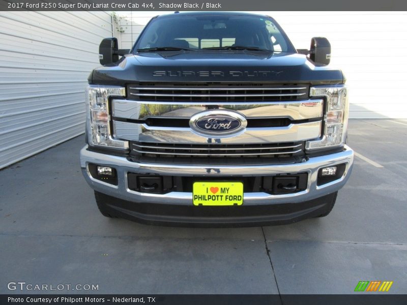 Shadow Black / Black 2017 Ford F250 Super Duty Lariat Crew Cab 4x4