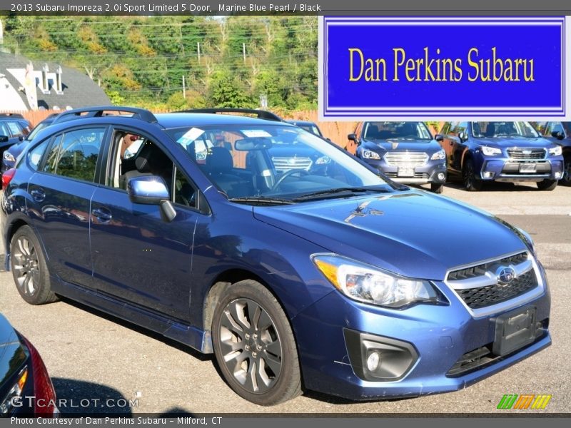 Marine Blue Pearl / Black 2013 Subaru Impreza 2.0i Sport Limited 5 Door