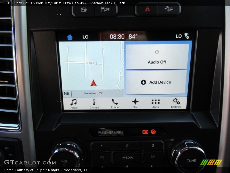 Navigation of 2017 F250 Super Duty Lariat Crew Cab 4x4