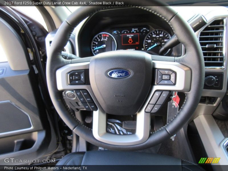  2017 F250 Super Duty Lariat Crew Cab 4x4 Steering Wheel