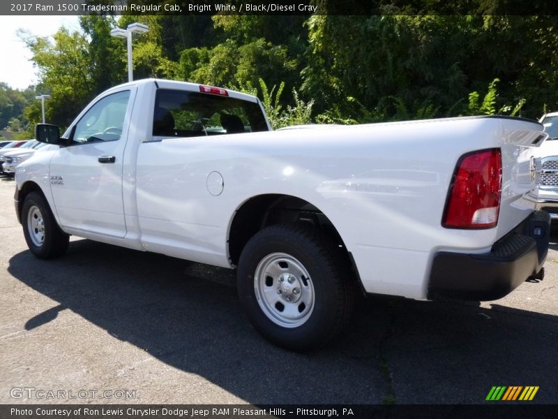 Bright White / Black/Diesel Gray 2017 Ram 1500 Tradesman Regular Cab