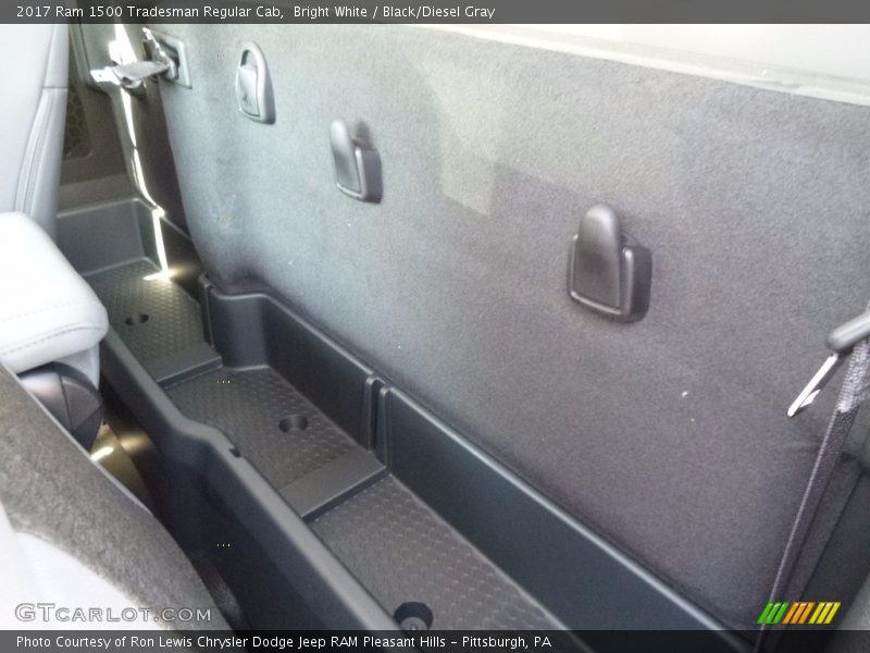 Rear Seat of 2017 1500 Tradesman Regular Cab