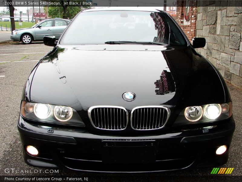 Jet Black / Black 2003 BMW 5 Series 540i Sedan