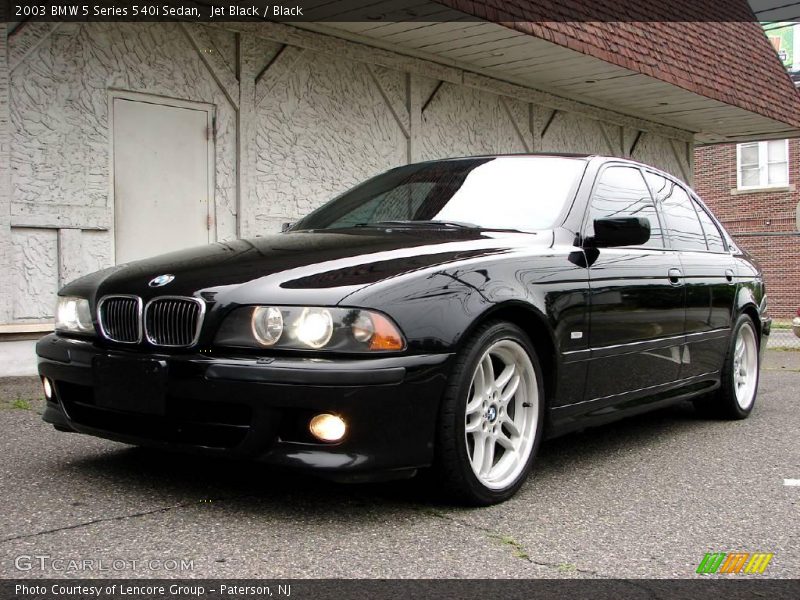 Jet Black / Black 2003 BMW 5 Series 540i Sedan