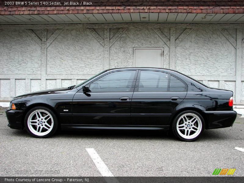 Jet Black / Black 2003 BMW 5 Series 540i Sedan