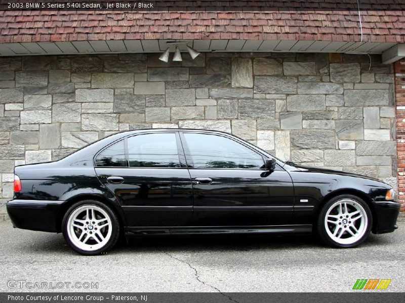 Jet Black / Black 2003 BMW 5 Series 540i Sedan