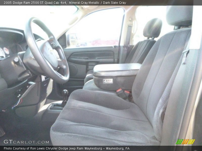 Mineral Gray Metallic / Dark Slate Gray 2005 Dodge Ram 2500 ST Quad Cab 4x4