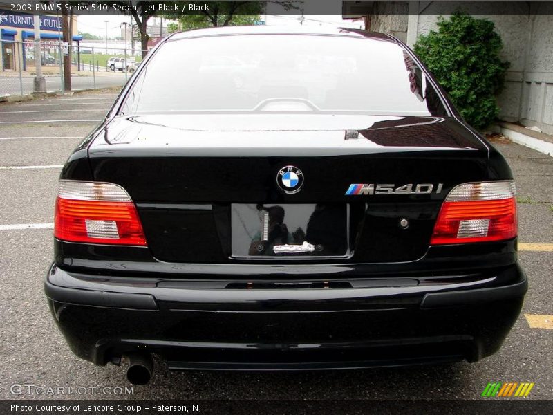 Jet Black / Black 2003 BMW 5 Series 540i Sedan