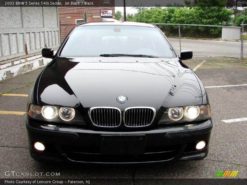 Jet Black / Black 2003 BMW 5 Series 540i Sedan