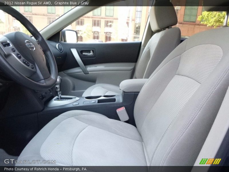 Graphite Blue / Gray 2012 Nissan Rogue SV AWD