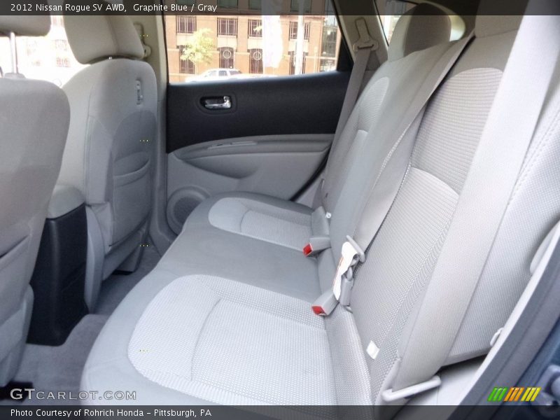 Graphite Blue / Gray 2012 Nissan Rogue SV AWD