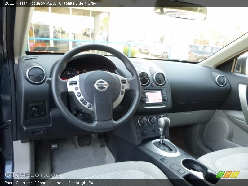 Graphite Blue / Gray 2012 Nissan Rogue SV AWD