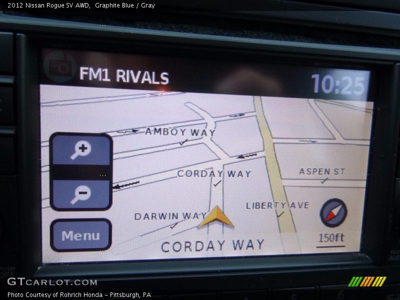Graphite Blue / Gray 2012 Nissan Rogue SV AWD