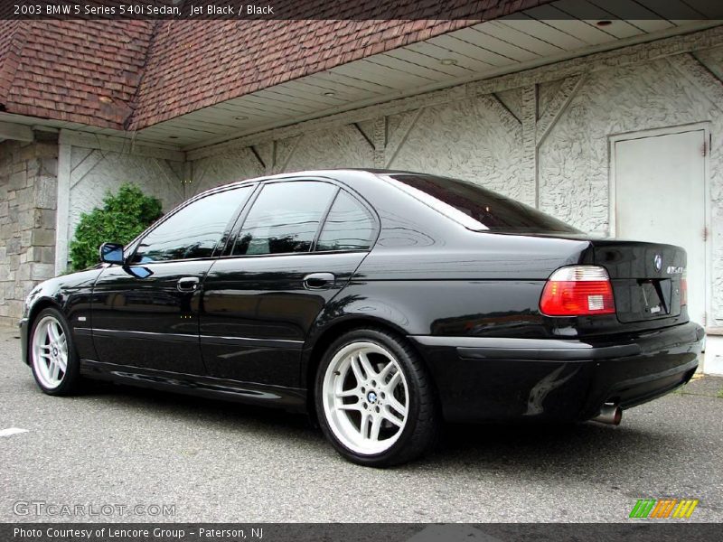 Jet Black / Black 2003 BMW 5 Series 540i Sedan